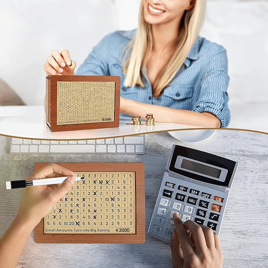 🔥Neujahrsgeschenk!!💰Bargeld-Sparbox aus Holz💥