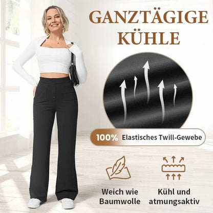 🔥GROSSER VERKAUF-49% RABATT🔥Lässige Damen Stretch-Hose mit hoher Taille