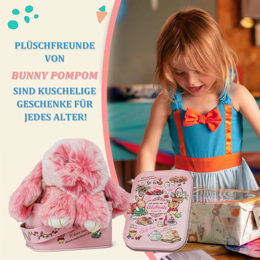 🎄💕Weihnachtsverkauf 49 % Rabatt🐰Handgemachte weiche Bunny PomPom-Anhänger