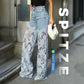 🔥2025 Heißester Verkauf🔥Gespleißte Jeans mit Spitze👖