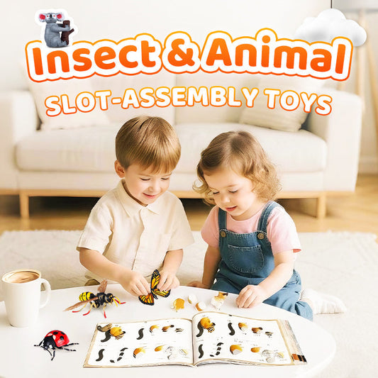 🐞Insekten- und Tier-Steckspielzeug für Kinder