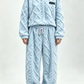 ☀️Heißer Sale – 50 % Rabatt🍂 Geometrisches Plüsch-Loungewear-Set