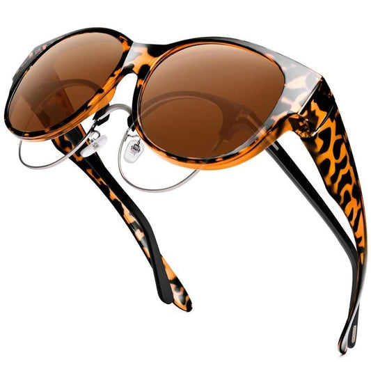 🎁2025 Neue übergroße Cat-Eye-Sonnenbrille – Polarisiert mit UV400-Schutz 😎🌟