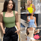 🔥Letzter Tag: 49% Rabatt✨Ärmellose figurformende Bodysuits mit Bauchkontrolle