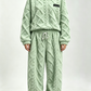 ☀️Heißer Sale – 50 % Rabatt🍂 Geometrisches Plüsch-Loungewear-Set
