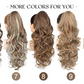 💜Zeitlich begrenzte Aktion 50 % Rabatt💜Clip-on-Haarverlängerung für welligen Pferdeschwanz