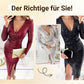 🎅Weihnachtsverkauf 50% Rabatt🎄Sexy Paillettenkleid im Bodycon-Stil✨