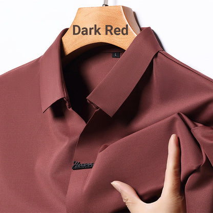 🎁Hot Sale 55% OFF⏳Men's Casual Revers Atmungsaktiv Knitterfrei T-shirt