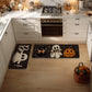 🔥🎃 Waschbare, rutschfeste Halloween-Küchenteppich-Sets mit 2 Stück