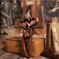 ❤️✝️Handgefertigtes Holzkreuz mit verschlungenen Herzen