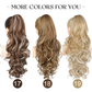 💜Zeitlich begrenzte Aktion 50 % Rabatt💜Clip-on-Haarverlängerung für welligen Pferdeschwanz