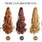 💜Zeitlich begrenzte Aktion 50 % Rabatt💜Clip-on-Haarverlängerung für welligen Pferdeschwanz