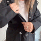🧥HEISSER VERKAUF 50 % RABATT🌧️Waterproof und winddichte Kapuzenjacke mit Kordelzug und Reißverschluss in der Taille