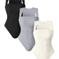 🔥Letzter Tag: 49% Rabatt✨Ärmellose figurformende Bodysuits mit Bauchkontrolle
