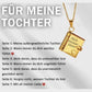 Mein Buch Halskette für Tochter, Sohn oder Liebhaber, Geburtstag Tag Geschenk, Graduierung Schmuck der Liebe