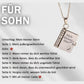 Mein Buch Halskette für Tochter, Sohn oder Liebhaber, Geburtstag Tag Geschenk, Graduierung Schmuck der Liebe