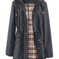 🧥HEISSER VERKAUF 50 % RABATT🌧️Wasserdichte lange Trenchcoats mit Kapuze für Damen