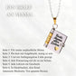 Mein Buch Halskette für Tochter, Sohn oder Liebhaber, Geburtstag Tag Geschenk, Graduierung Schmuck der Liebe