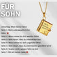 Mein Buch Halskette für Tochter, Sohn oder Liebhaber, Geburtstag Tag Geschenk, Graduierung Schmuck der Liebe