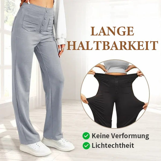 🔥GROSSER VERKAUF-49% RABATT🔥Lässige Damen Stretch-Hose mit hoher Taille