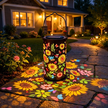 🔥HEISSER ANGEBOT 60% RABATT🌞🏵️Bunte Sonnenblumen-Solar-Gartenlaterne