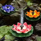 🔥Lotus Shaped Solar Fountain Pond Decorative