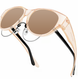 🎁2025 Neue übergroße Cat-Eye-Sonnenbrille – Polarisiert mit UV400-Schutz 😎🌟