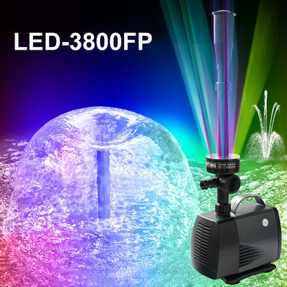 💥40% Rabatt💥Springbrunnenpumpe mit LED-Farblichtern