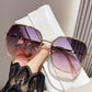 UV-Schutz dünne polarisierte Sonnenbrille mit großem Rahmen