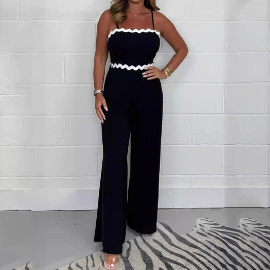 💕Begrenzter Verkauf 50% RABATT💕Eleganter Damen-Jumpsuit mit integriertem BH