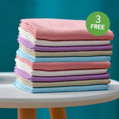 🔥Zeitlich begrenztes Angebot🔥💥Scheuerschwamm im Fischschuppen-Stil – wiederverwendbar