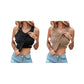 ✨Heißer Verkauf 49% Rabatt ✨Geripptes dehnbares Damen-Tank-Top mit Bügel-BH