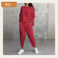 40% RABATT🔥2-teiliges Set mit langärmeligem Oberteil mit Rundhalsausschnitt ＆ Hose