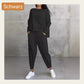 40% RABATT🔥2-teiliges Set mit langärmeligem Oberteil mit Rundhalsausschnitt ＆ Hose