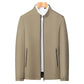 Herren-Freizeitjacke mit Stehkragen und Reißverschluss