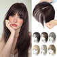 🌸Natürliches Haarteil mit Pony für Frauen💇‍♀️