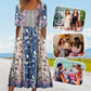 🔥50% OFF🌸✨ Elegantes Kleid mit böhmischem Muster für Frauen