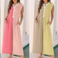 🌈Lässiger Damen-Overall mit weitem Bein und Colorblock-Muster🌸