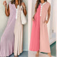 🌈Lässiger Damen-Overall mit weitem Bein und Colorblock-Muster🌸