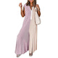 🌈Lässiger Damen-Overall mit weitem Bein und Colorblock-Muster🌸