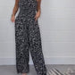 Stylischer Leopardenmuster-Overall für Frauen