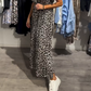 🌸Modisches Maxikleid mit Leopardenmuster für Damen