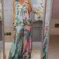🌴 🌸Tropisches Kokosnussbaum-Set: Tanktop + Hose, leicht und lebendig