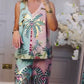 🌴 🌸Tropisches Kokosnussbaum-Set: Tanktop + Hose, leicht und lebendig
