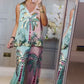 🌴 🌸Tropisches Kokosnussbaum-Set: Tanktop + Hose, leicht und lebendig