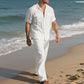 Men's Button-Down Shirt & Pants 2-Piece Set