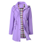 Wasserdichte lange Trenchcoats mit Kapuze für Damen