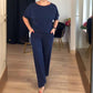 ⏳ Wochenend-Special ⏰Elegantes 3-teiliges Set aus Longline-Cardigan, Top und Hose💞