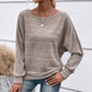 💗Lockere, bequeme Bluse mit horizontalen Streifen