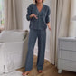 Women's Comfortable V-Neck Cardigan & Pants Two-Piece Set